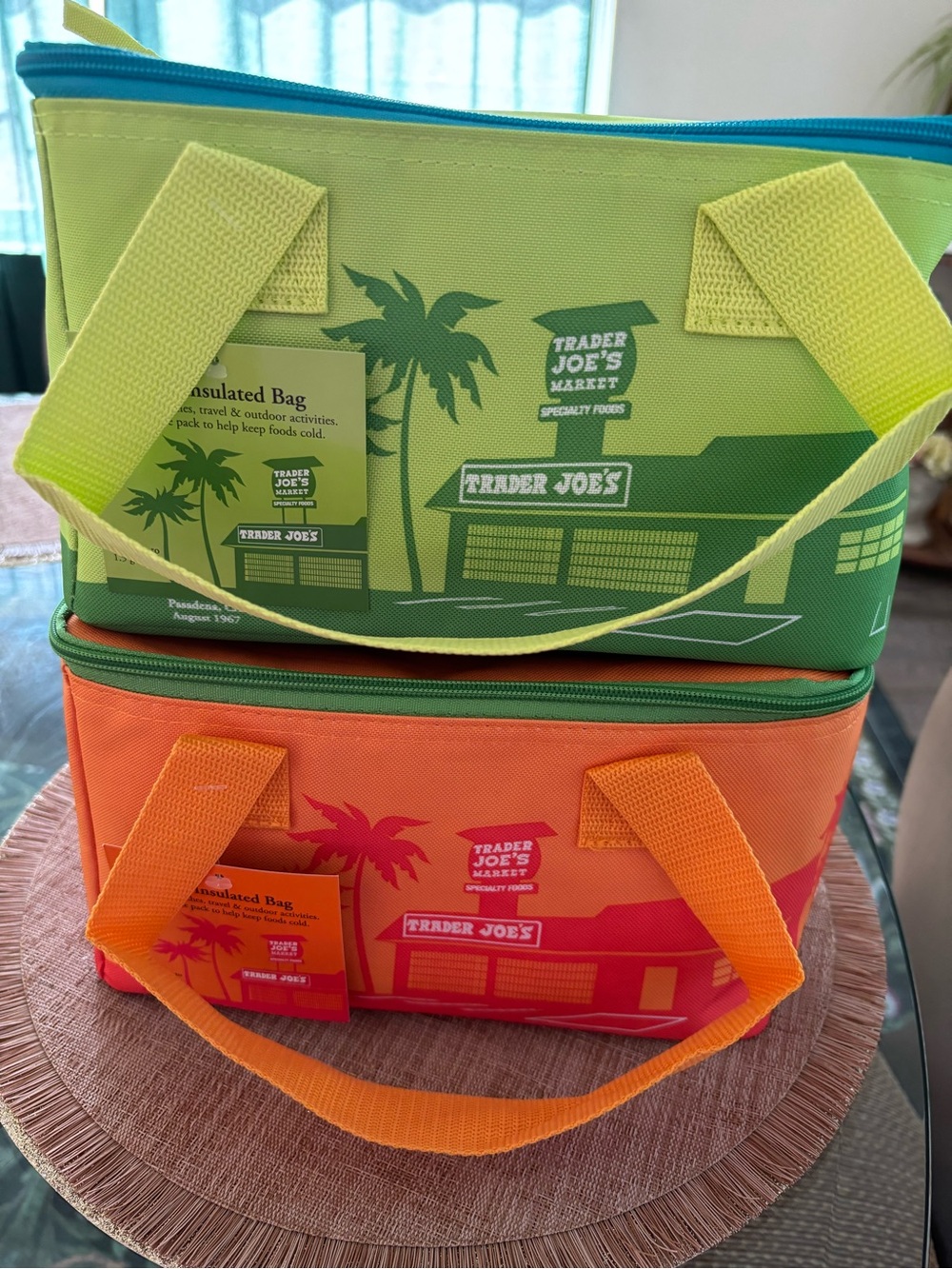 2 Trader Joe's Summer lunch bags